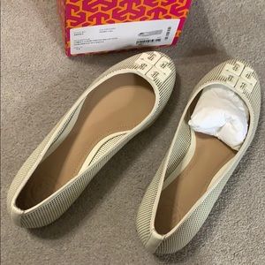 New Tory Burch ballet flat 7.5 - Ivory Lowell 2